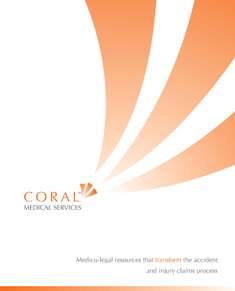 Coral Medical Services Brochure