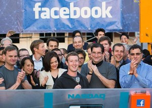 facebook floated on nasdaq